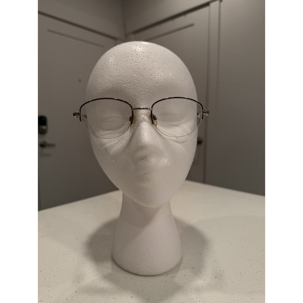 Sophia Loren M304 Zyloware 168 Eyeglasses Frames Only Brown Gold 50-19-135‎